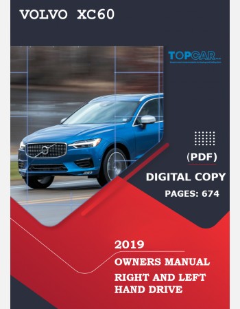 2019 volvo xc60 owners manual lhd & rhd